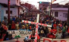 Acuerdan ayuda humanitaria por llegada de caravana de 5 mil migrantes a Oaxaca, la más numerosa del año