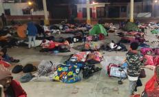 “Agradecemos al pueblo de Oaxaca, no al gobierno”, responde caravana migrante a Jesús Romero