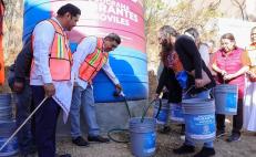 Ante escasez de agua repartirán 5 mil tinacos y 30 hidrantes recorrerán la ciudad de Oaxaca