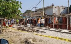 Desalojan a 200 mujeres de mercado de Unión Hidalgo para rehabilitar línea K del tren en Oaxaca