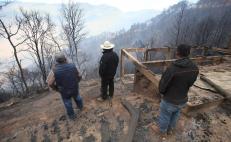 A una semana, pobladores de Ixtepeji enfrentan pérdida de su patrimonio por incendio en Oaxaca