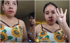 Mujer es golpeada por su pareja en transmisión en vivo; policías de Oaxaca detienen al violentador 