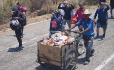 “Migrar es sobrevivir”: Al menos 500 niñas y niños cruzan a pie por Oaxaca en Viacrucis del Migrante