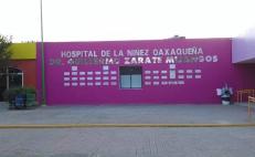 Pacientes del Hospital de la Niñez Oaxaqueña continúan sin recibir quimioterapias; desmienten a Gobierno de Oaxaca