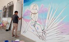 Con murales y talleres buscan reconectar con sus raíces en Santo Reyes Tepejillo, Oaxaca