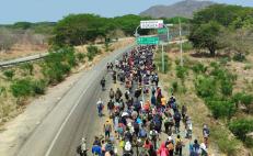 Detienen en Oaxaca a 11 migrantes; los acusan de delitos contra la salud y uso de armas del ejército