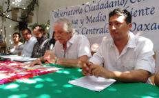 Ante crisis hídrica, nace en Oaxaca Observatorio Ciudadano y Comunitario para vigilar acceso al agua