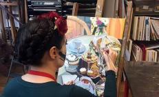 Busca la artista mexicana Mariana García Tinoco enaltecer el arte mexicano en Estados Unidos