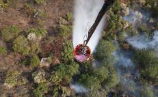 Reportan como controlado al 100% el incendio forestal entre Mitla y Villa Díaz Ordaz, Oaxaca 