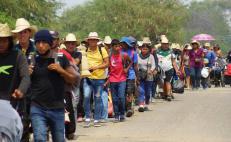 “Inhumano e ilegal” cierre de frontera de EU que ordena Biden; 6 caravanas migrantes han cruzado Oaxaca