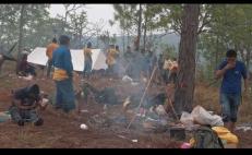 Comuneros se declaran "rendidos" ante incendios  forestales en Santa María Chimalapas