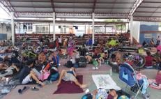 Llega a Oaxaca nueva caravana con más de mil migrantes; reciben atención médica en Tapanatepec