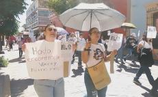 Marchan en Oaxaca para exigir la aparición con vida de la joven enfermera Judith Toledo