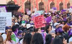 “Por todas las que no llegaron a casa”, marchan mujeres en Oaxaca en una ola violeta para exigir justicia este 8M