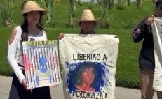 Con protesta, exigen liberar a la artista Didxazá; su detención "fue circunstancial e ilegal", dice comunidad artística en Oaxaca