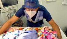 Nacen trillizas en Oaxaca, es el primer caso que se registra en hospital Macedonio Benítez de Juchitán