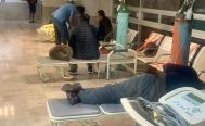 Muestran en Oaxaca a pacientes con tanques de ox&iacute;geno en el ISSSTE; &ldquo;no hay camas ni ventiladores&rdquo;, advierten
