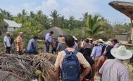 Habitantes de la Costa de Oaxaca denuncian a vecino espa&ntilde;ol por construir alberca en predios comunales