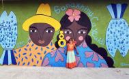 Con mural en Juchit&aacute;n, buscan hacer conciencia sobre violencia contra ni&ntilde;os y ni&ntilde;as de Oaxaca