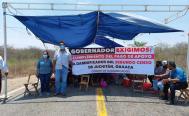 Para exigir pago de apoyos a damnificados del terremoto 7S, bloquean paso a la capital de Oaxaca