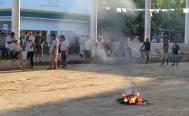 Suman 12 casillas quemadas en elecci&oacute;n para gubernatura de Oaxaca; se instal&oacute; 99.5%