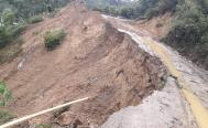 Derrumbes por lluvias dejan incomunicados a mil 500 habitantes de Nativitas Coatl&aacute;n, Oaxaca