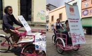 Tamayo m&oacute;vil: el triciclo de Toledo vuelve a rodar por calles de Oaxaca para llevar arte a espacios p&uacute;blicos