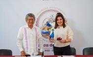 Oaxaca de Ju&aacute;rez y Tetecala, Morelos, firman un convenio de hermanamiento