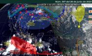 Descartan da&ntilde;os en Oaxaca por hurac&aacute;n Adri&aacute;n; advierten fuertes lluvias por onda tropical 8