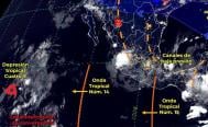 Contin&uacute;an lluvias en las 8 regiones de Oaxaca y tormentas el&eacute;ctricas en 3 de ellas