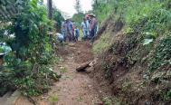 Onda tropical 22 deja fuertes lluvias, cortes de electricidad y deslaves en Sierra Norte de Oaxaca