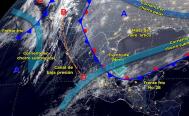 Frente fr&iacute;o n&uacute;mero 28 provocar&aacute; ambiente fr&iacute;o, lluvias y evento de norte en Oaxaca