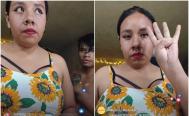Mujer es golpeada por su pareja en transmisi&oacute;n en vivo; polic&iacute;as de Oaxaca detienen al violentador 