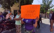&ldquo;No m&aacute;s pretextos, queremos agua&rdquo;. Vecinos de Colinas de Monte Alb&aacute;n protestan en Oaxaca