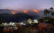 Tres incendios consumen bosques de la Mixteca de Oaxaca