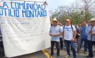 Con bloqueo exigen culminar obra carretera en el Istmo de Oaxaca; no hay paso a Veracruz