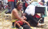 Cientos de mujeres migrantes &ldquo;celebran&rdquo; el D&iacute;a de las Madres caminando bajo el sol ardiente de Oaxaca 