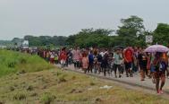 Ingresa nueva caravana de personas migrantes a territorio oaxaque&ntilde;o