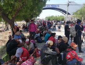 Autoridades municipales de Santo Domingo Ingenio, Oaxaca, impiden paso de Viacrucis Migrante 