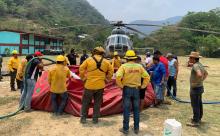 Reportan 85% de control en el incendio forestal de San José Tenango, Oaxaca 