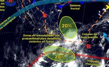 Pronostican lluvias en regiones de Oaxaca para este miércoles; persiste calor en Valles Centrales 