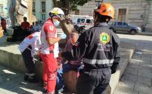 Reportan una persona lesionada al caerle un piedra tras sismo en Tlacolula, Oaxaca