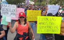 "Despido de trabajadores del gobierno de Oaxaca, también violó derechos humanos de sus familias"