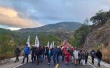 "Marcha por la justicia”, MULT avanza en caravana hacia la capital de Oaxaca; suman 17 muertos en el gobierno de Salomón Jara